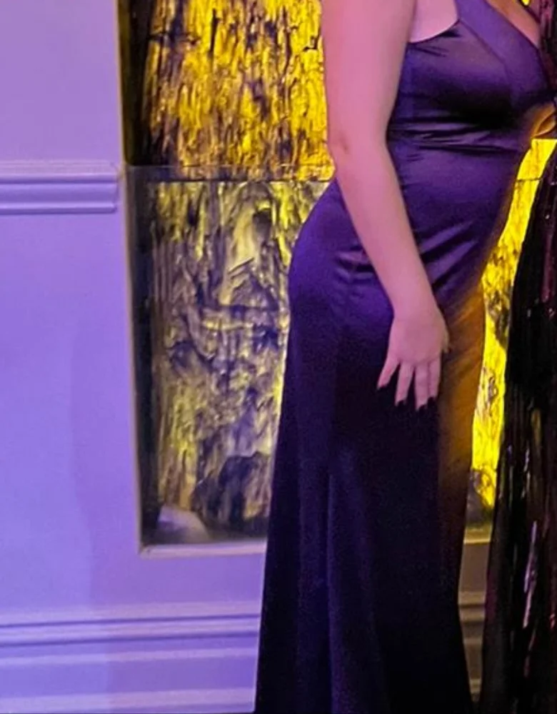 Lulus Satin Maxi Dress - Picture 6 of 6